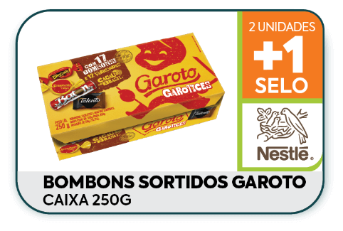 Bombons Sortidos Garoto caixa 250g