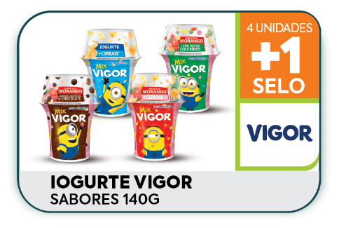 Iogurte Vigor Sabores 140g