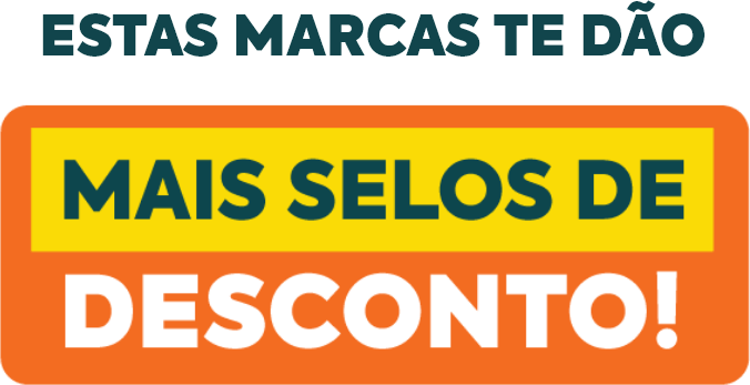 Estas marcas te dão mais selos de desconto!